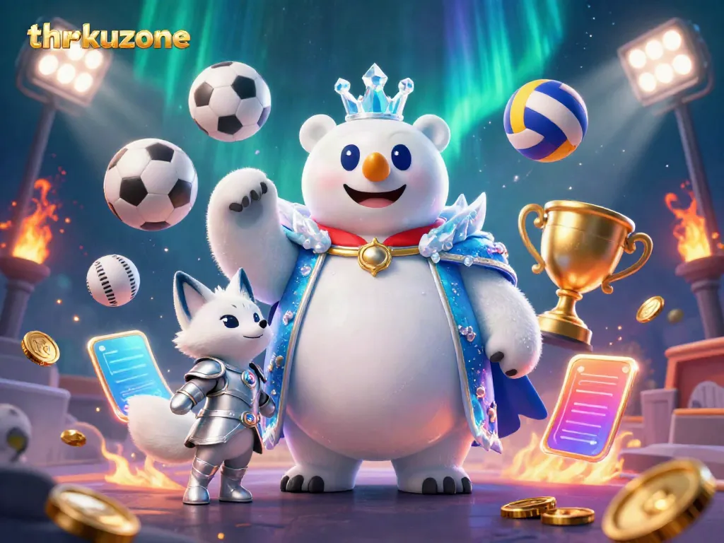 Experience thrilling sports betting action with thrkuzone featuring dynamic 3D characters and vibrant game elements.