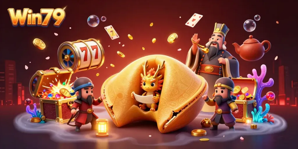 Win79 delivers thrilling casino action with magical fortune themes and colorful game symbols.