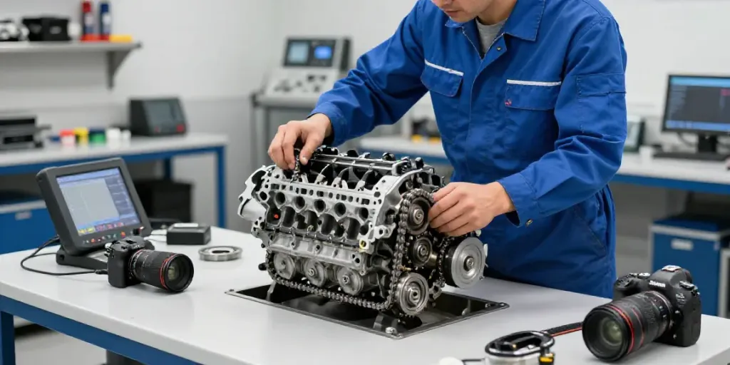BMW timing chain inspection in Hannover auto workshop for bmw steuerkette hannover services.