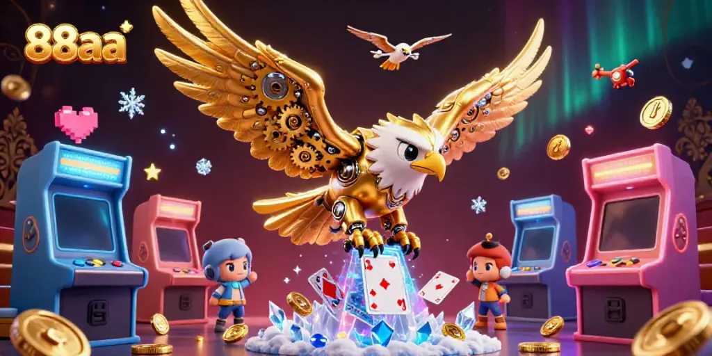 Experience thrilling wins at 88aa with vibrant 3D casino elements and action-packed gameplay.